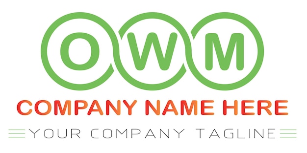 OWM Letter Logo Design