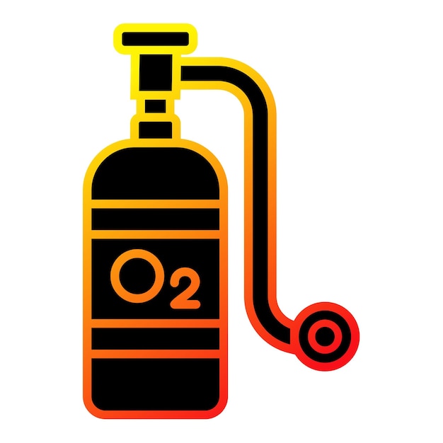 Vector oxygen icon