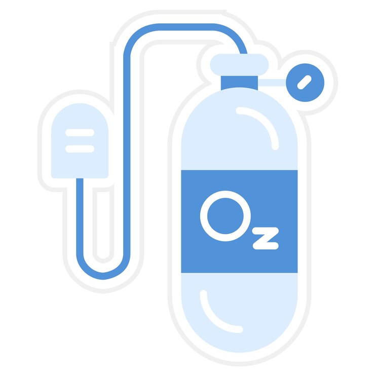 Vector oxygen mask icon vector image can be used for aviation