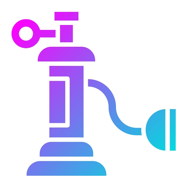 Oxygen Tank Vector Icon Design Illustration