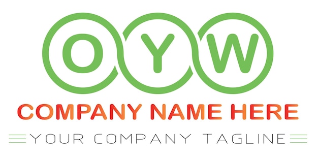 OYW Letter Logo Design