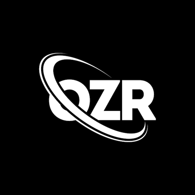 Vector ozr logo ozr brief ozr letter logo ontwerp initialen ozr logo gekoppeld aan cirkel en hoofdletters monogram logo o zr typografie voor technologiebedrijf en vastgoedmerk