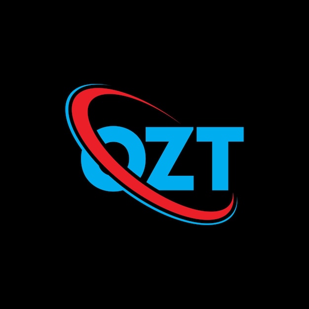 OZT logo OZT brief OZT letter logo ontwerp Initialen OZT logotype gekoppeld aan cirkel en hoofdletters monogram logotype OZT typografie voor technologiebedrijf en vastgoedmerk