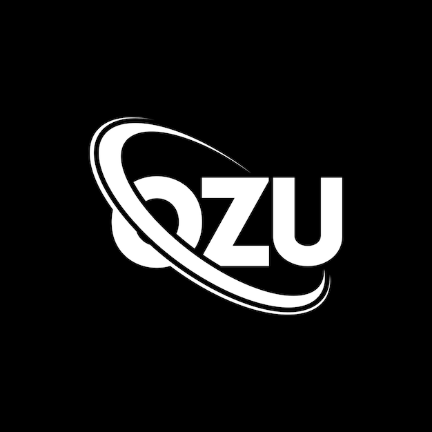 OZU ロゴ OZU 字母 OZU LEGAL ロゴ デザイン イニシャル OZU のロゴは円と大文字のモノグラムで結びついている OZU テクノロジービジネスと不動産ブランドのタイポグラフィー