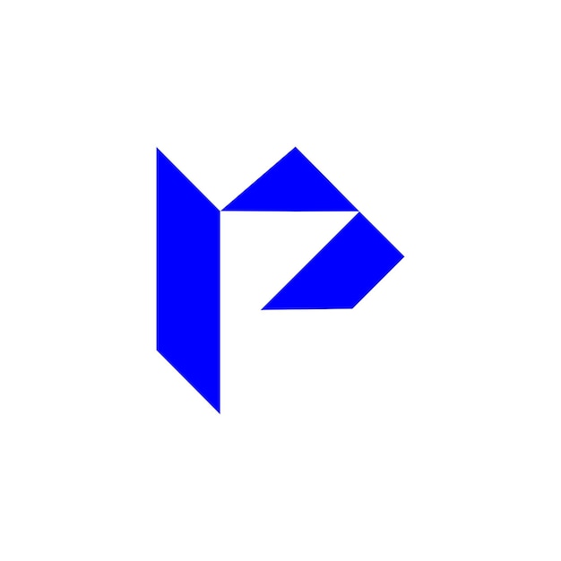 Vector p icon