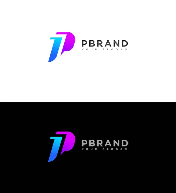 P Letter Logo Brand Icon Identiteitsteken p Letter Symbol Template