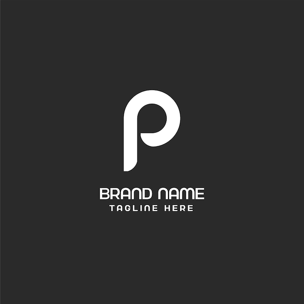 p letter logo design