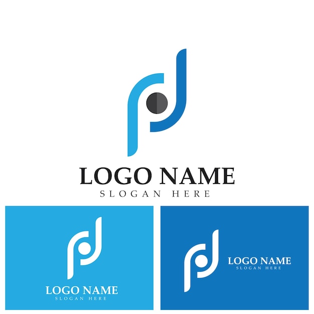 p letter vector logo template illustration design vector eps 10