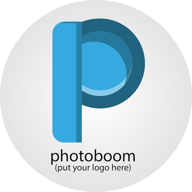 P photoboom-logo-ontwerp, merkontwerp