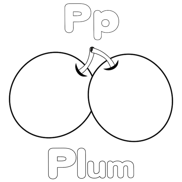 P for Plum