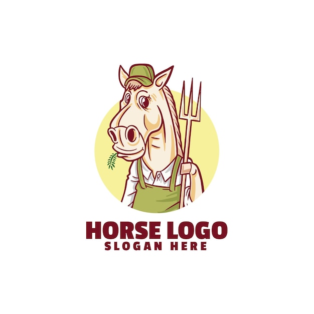 paard boer logo geïsoleerd op wit