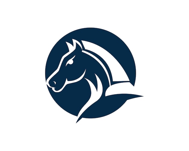 Paard Logo sjabloon Vector pictogram