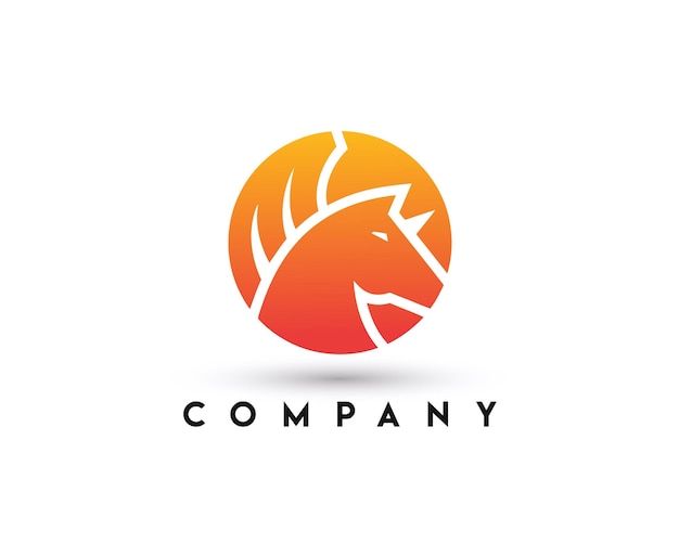 Paard Pegasus-logo