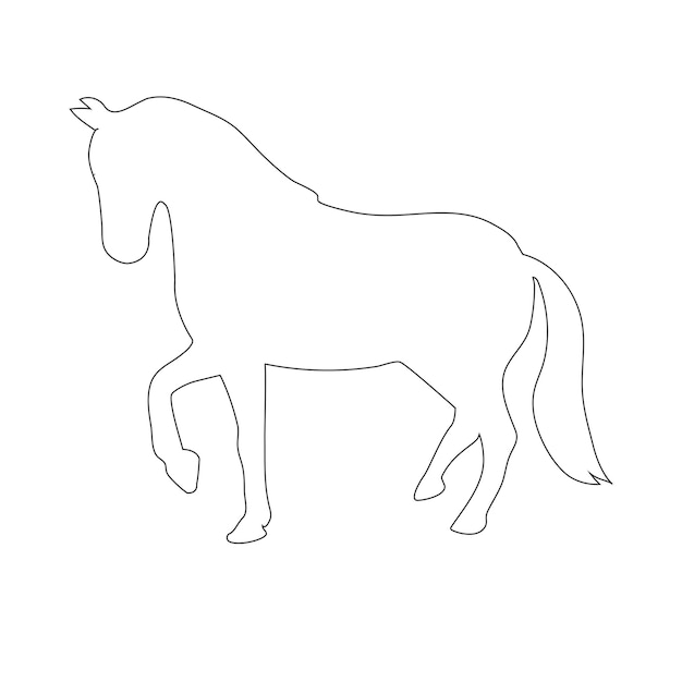 Paard pictogram vector