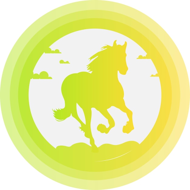 paarden silhouetten logo