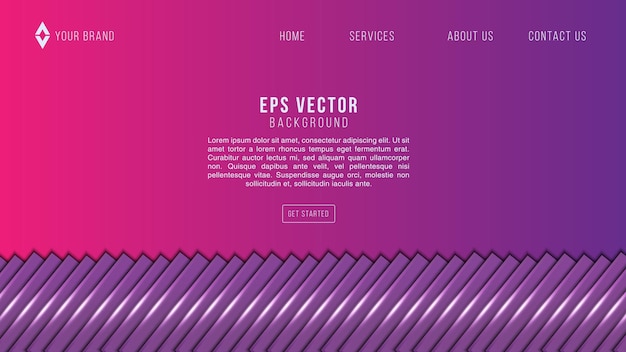 Vector paars patroon web design abstracte achtergrond eps 10 vector voor website