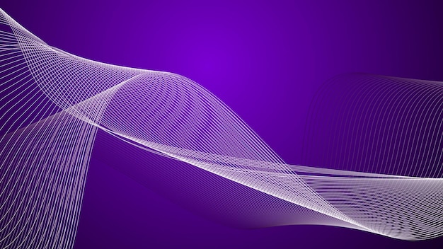 Paarse abstracte achtergrond behang vector afbeelding met curve lijn voor achtergrond of presentatie