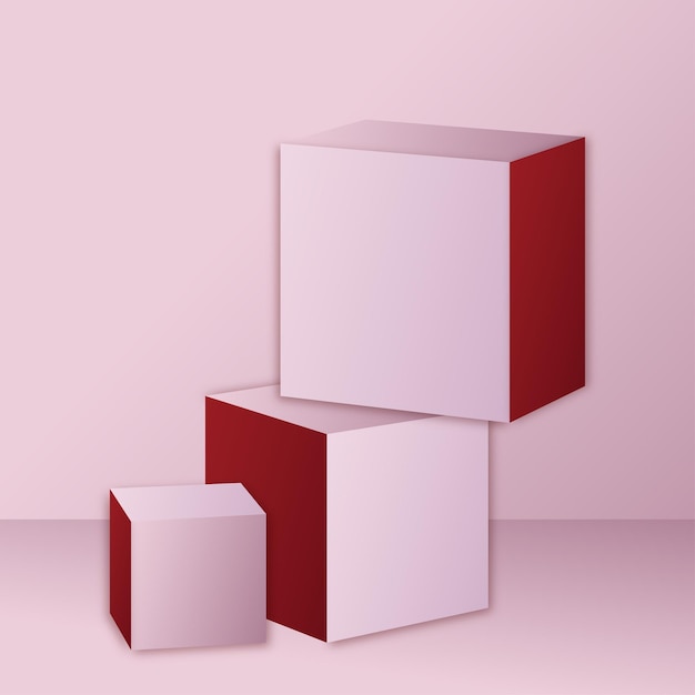 paarse podium productpresentatie vectorillustratie