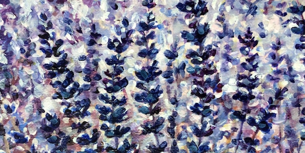 Vector paarse veldbloemen vector banner