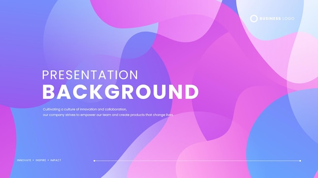 Paarse violet en witte vector eenvoudige minimalistische stijl achtergrondontwerp met golven en vloeistof Presentatie achtergrond sjabloon