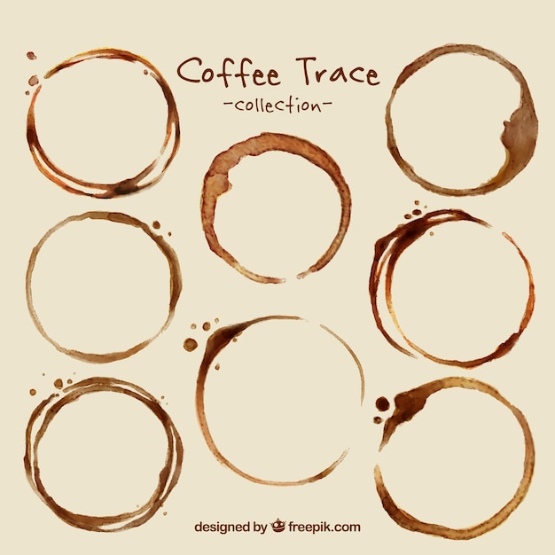 Pack of coffee stains