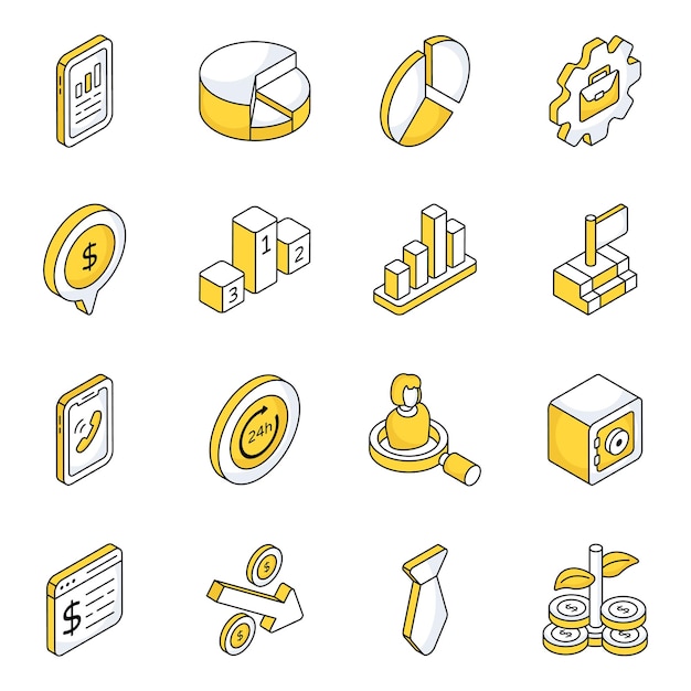 Pack of Data and Management Flat Icons