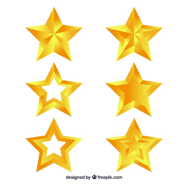 Pack of decorative stars