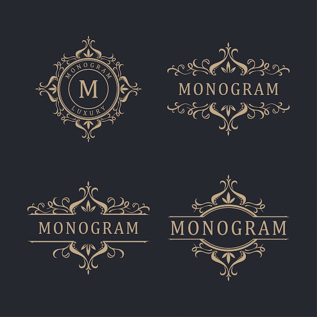 pack of elegant ornament