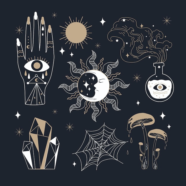 Vector pack of esoteric elements