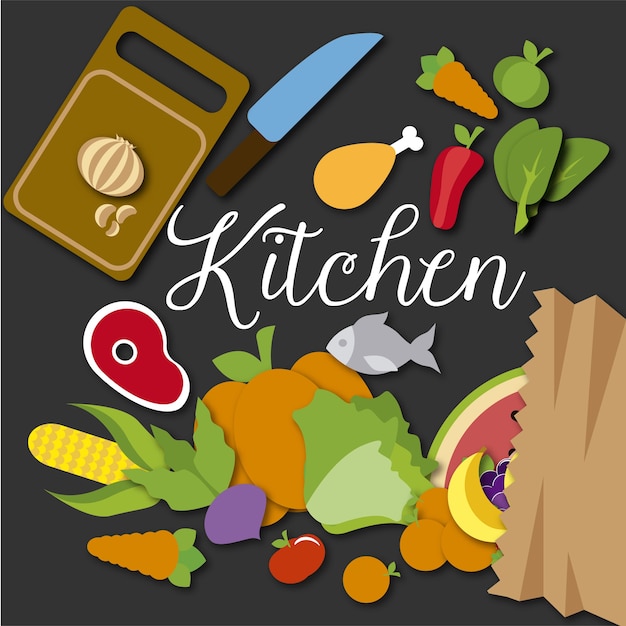 Pack kitchen icons