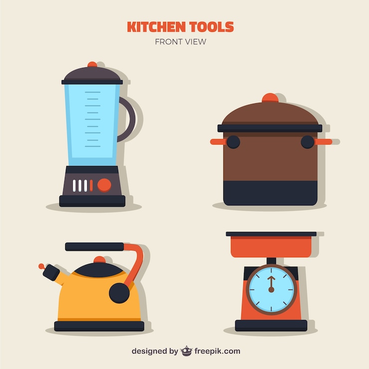 Vector pack of kitchen tools