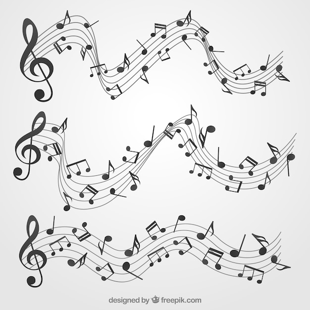 音符と高音で五面体のパック