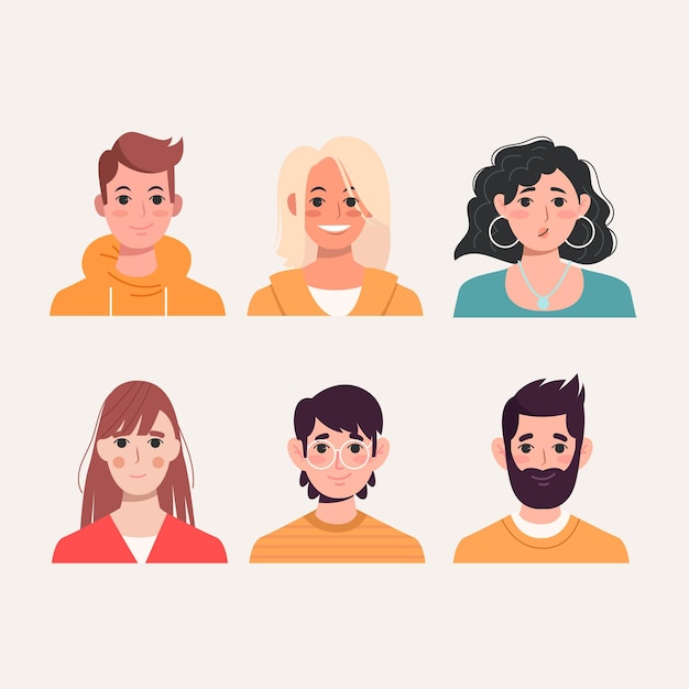 pack people avatarsillustration