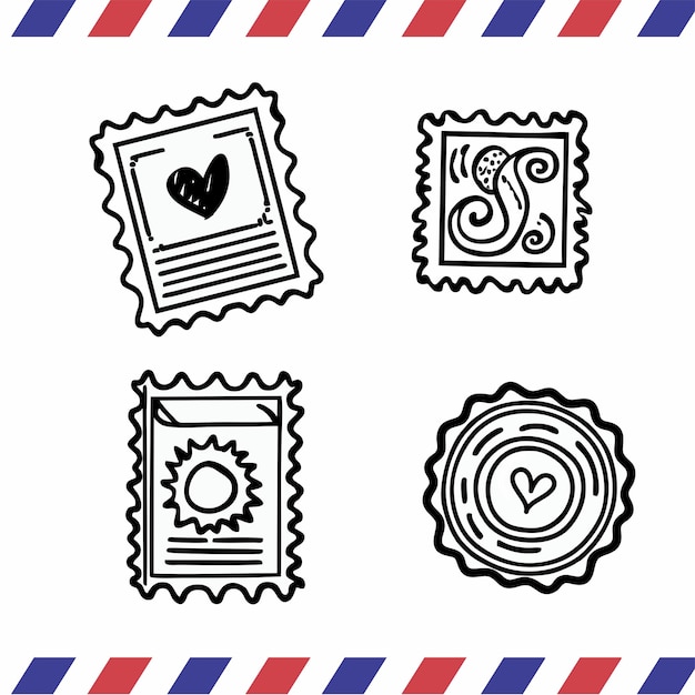 postage stamp clip art