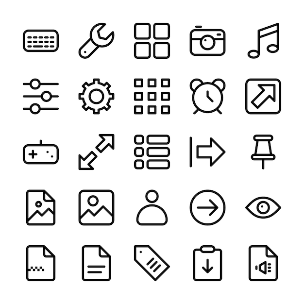 Pack of User Interface Icons