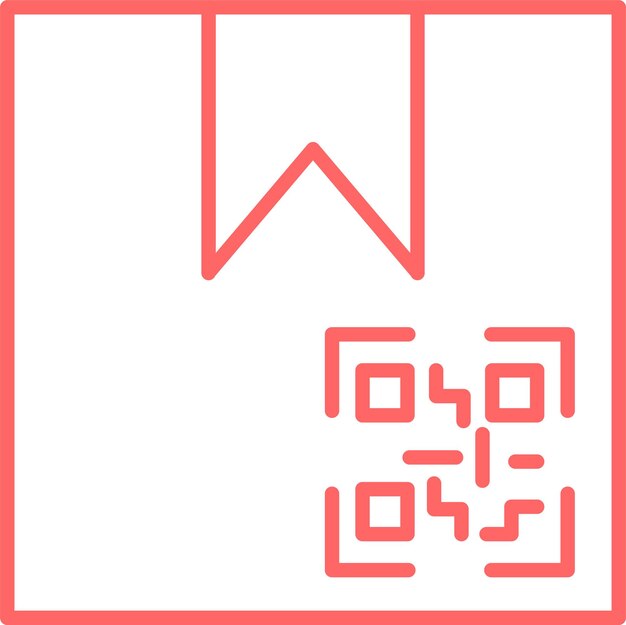 패키지 QR 코드 아이콘 스타일