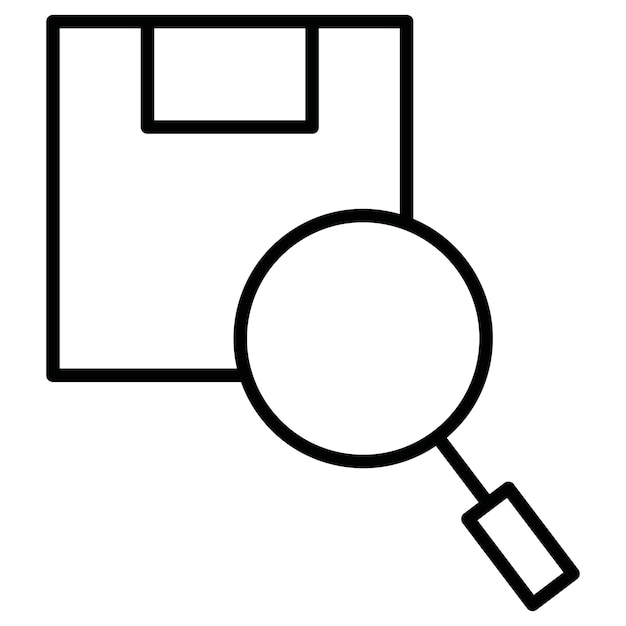 Иллюстрация вектора поиска пакетов