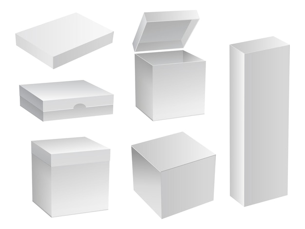 포장 상자 현대 3d