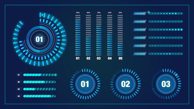 Vector packofinfographicelements