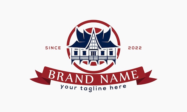 Padang food logo, padang logo, vintage logo