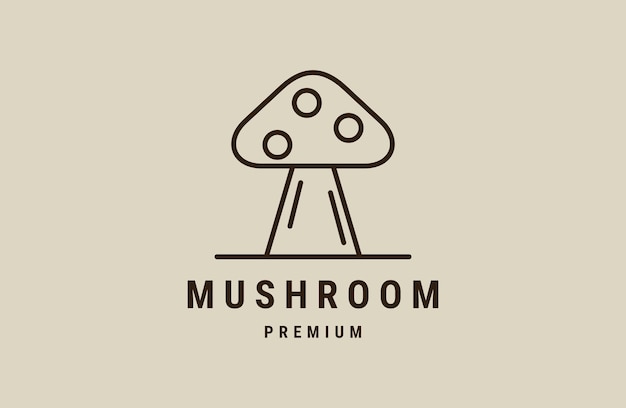 paddestoel logo vector illustratie ontwerp champignon paddestoel logo ontwerp