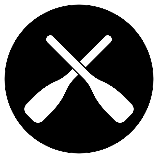 Paddle icon vector