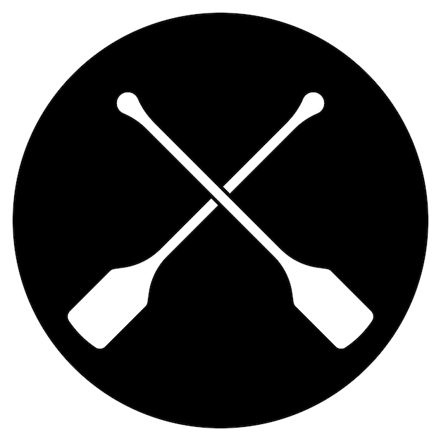 Paddle icon vector