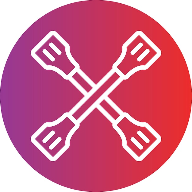 Paddles Icon Stijl