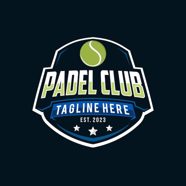 Padel logo in modern style