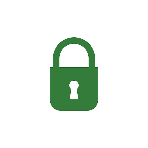 Padlock icon vector design templates simple and modern