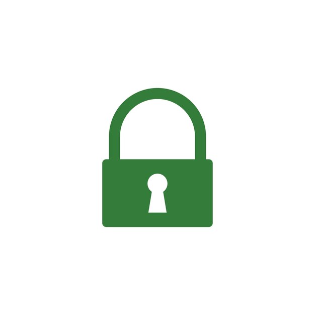 Padlock icon vector design templates simple and modern