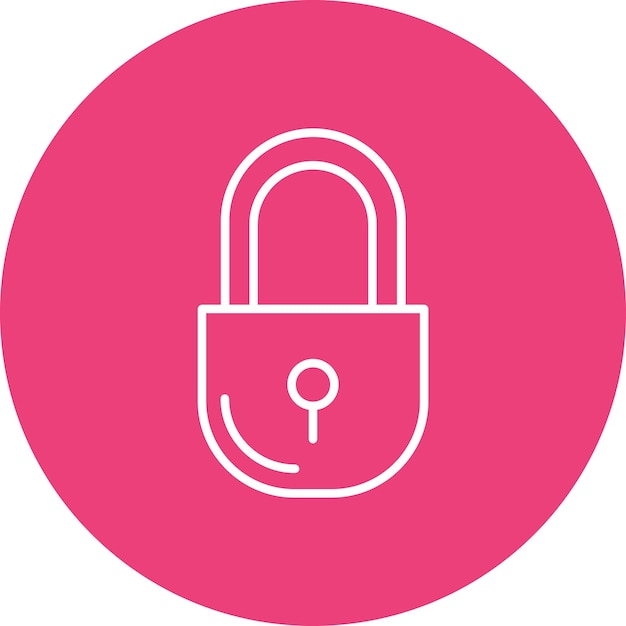 Padlock icon vector image Can be used for Pirate