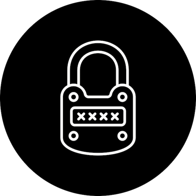 パッドロックのアイコン