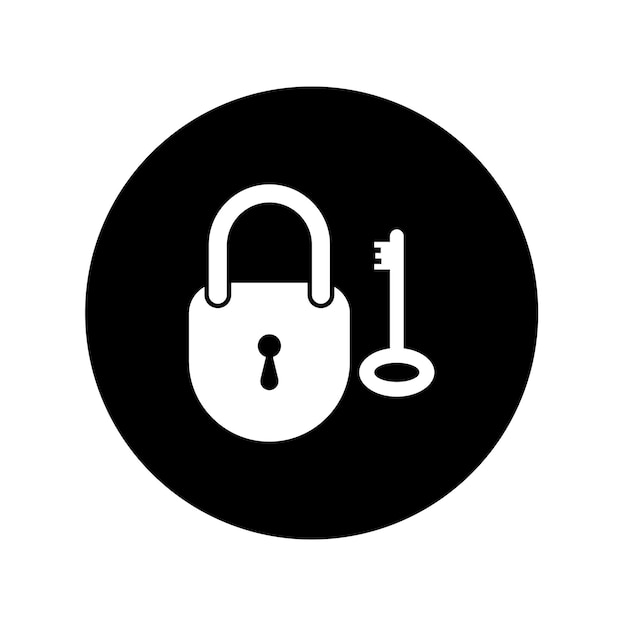 Vector padlock icon